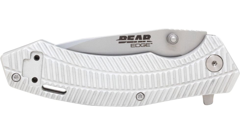 Bear &amp; Son Cutlery 4 1/8 Aluminum Sideliner With Trigger &amp; Ball Bearing Washers - 61105