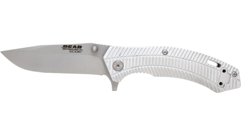 Bear &amp; Son Cutlery 4 1/8 Aluminum Sideliner With Trigger &amp; Ball Bearing Washers - 61105