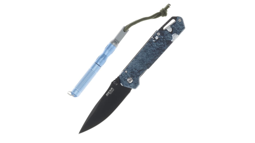 Bear &amp; Son Cutlery Bear &amp; Son Edge Folding Knife 3" Drop Point Blade Truetimber Rift, 71836