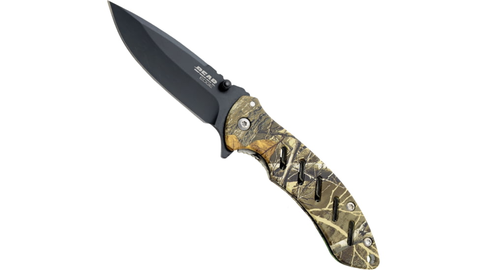 Bear &amp; Son Cutlery Brisk 1.0 4 1/16 Realtree Edge Camo Frame Lock Folder - 71507