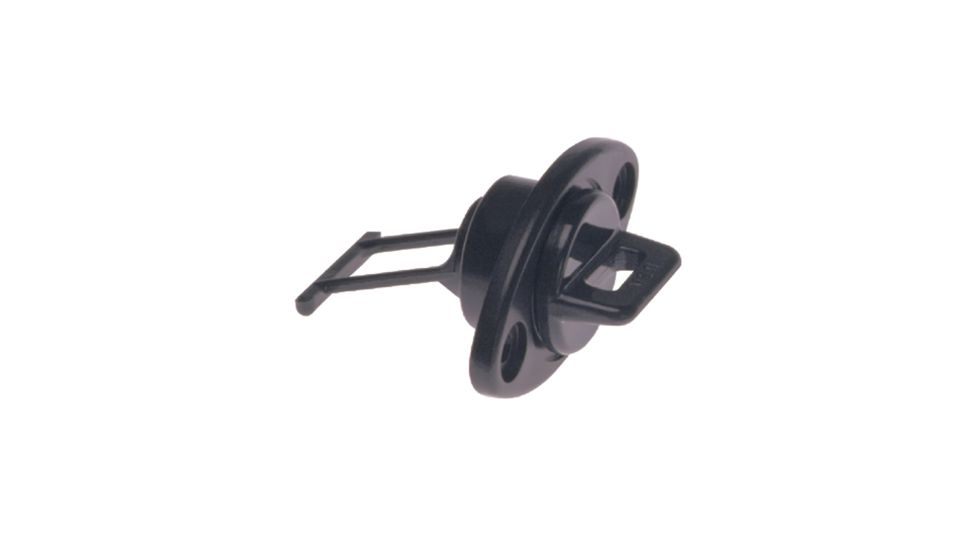 Beckson Marine 1" Drain Plug Screw Type w/Gasket - Black 46411