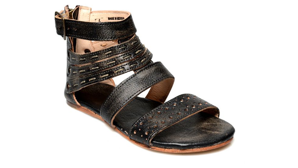 Bed Stu Artemis Sandal - Women's-Blk Handwash-Medium-6