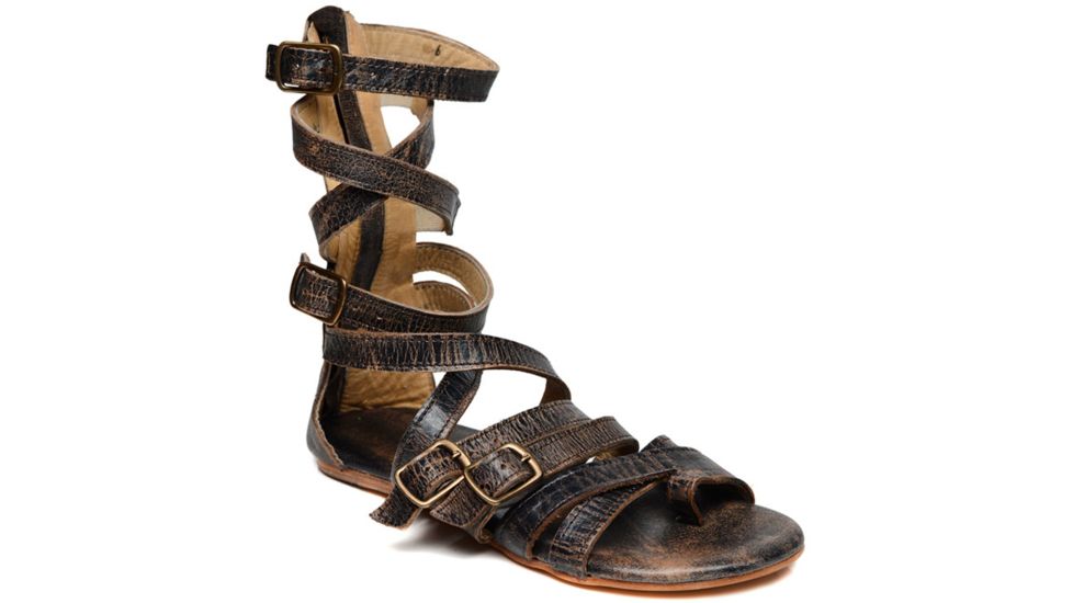 Bed Stu Seneca Sandal - Women's-Black Lux-Medium-6