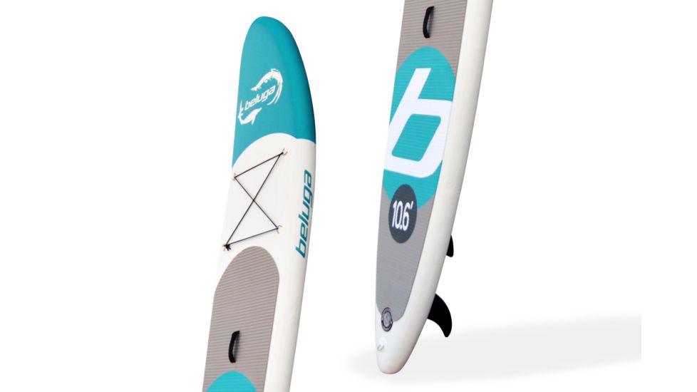 Beluga Boats 10Ft 6In All Round Cross Stand Up Inflatable Paddle Board, Turquoise BL106AR