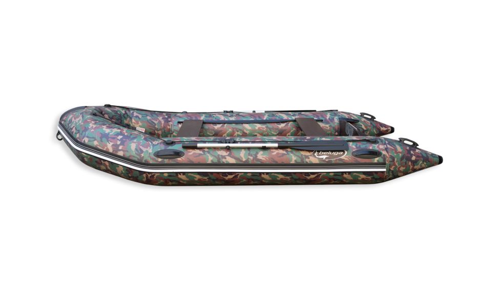 Beluga Boats 12 Feet Inflatable Boat, 5 Person, Camouflage C-12FFDCAMO