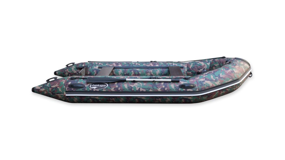 Beluga Boats 12 Feet Inflatable Boat, 5 Person, Camouflage C-12FFDCAMO