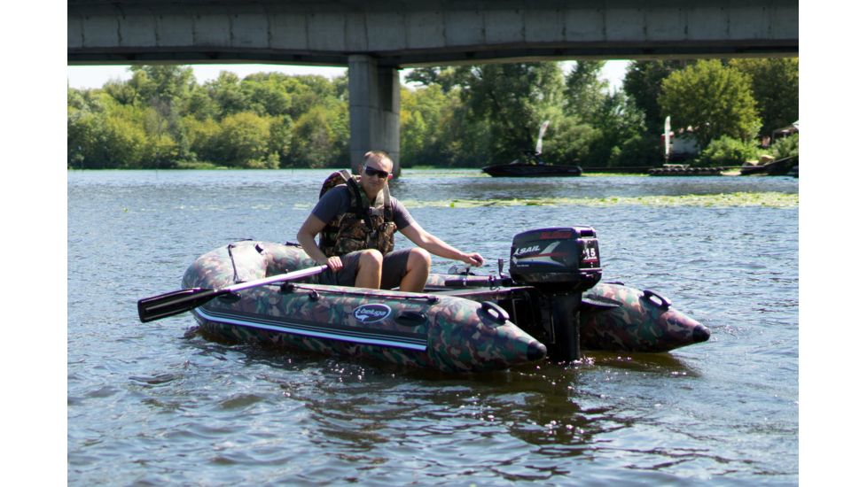 Beluga Boats 12 Feet Inflatable Boat, 5 Person, Camouflage C-12FFDCAMO