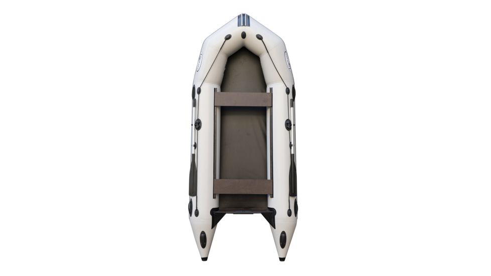 Beluga Boats 12 Feet Inflatable Boat, 5 Person, Light Gray C-12FFDGREY
