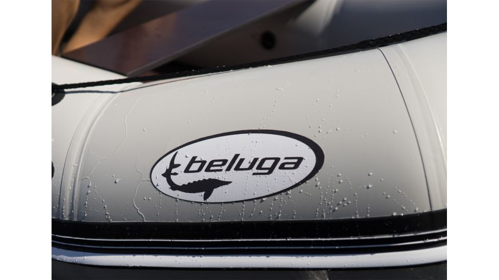 Beluga Boats 12 Feet Inflatable Boat, 5 Person, Light Gray C-12FFDGREY