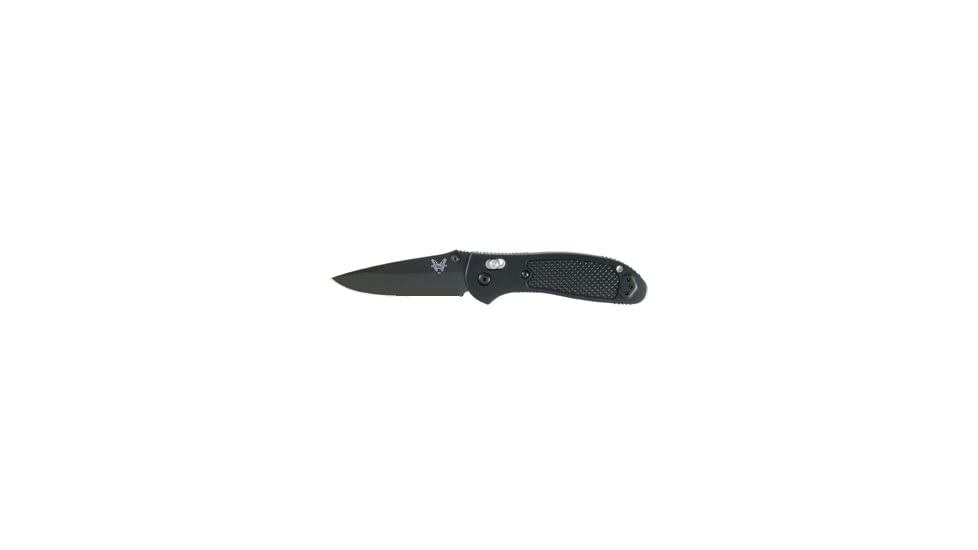 Benchmade 551 Griptilian Folding Knife, Plain Edge/ BK1 Coated Blade 551BK