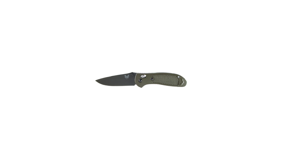 Benchmade 551 Griptilian Knife by Pardue Design w/ Plain Edge BK1 Coated Blade &amp; Olive Drab Handle 551BKOD