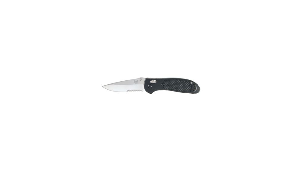 Benchmade 551 Griptilian Knife by Pardue Design w/ Combo Edge Blade &amp; Black Handle 551S