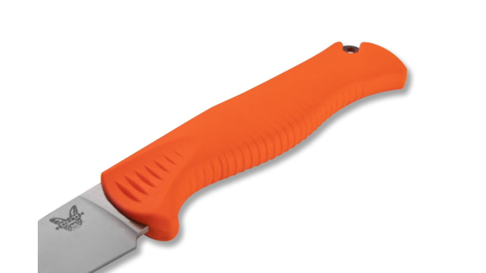 Benchmade Meatcrafter MLD Fixed Blade Kitchen Knife, 6.08in CPM-154 Trailing Point Blade, Santoprene Handle, 15500