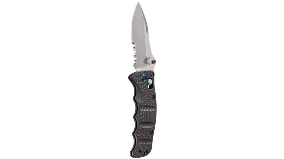 Benchmade Nakamura AXIS ComboEdge Folding Knife, Black 484S-1