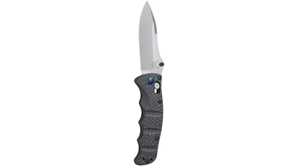Benchmade Nakamura AXIS Plain Edge Folding Knife, Black 484-1