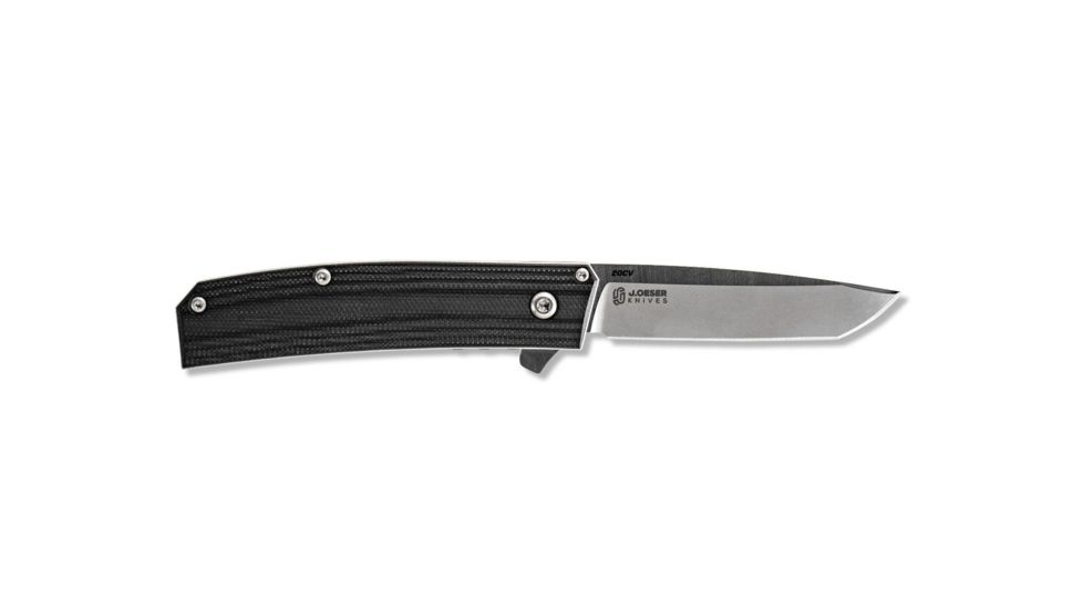 Benchmade Tengu Flipper Folding Knife, 2.77in, Tanto, Black Contoured G10 Handle with white G10 Base layer, 601