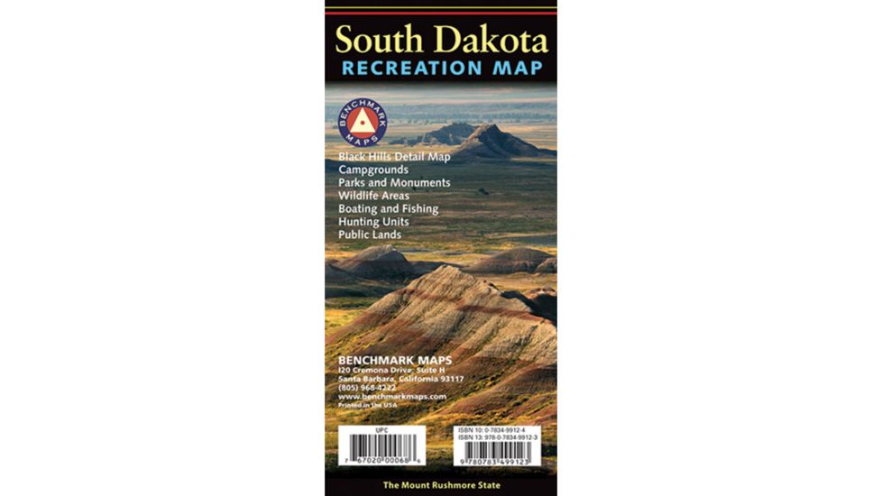 Benchmark Wyoming Recreation Map BE0BENWYRM