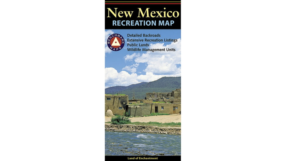 Benchmark Wyoming Recreation Map BE0BENWYRM