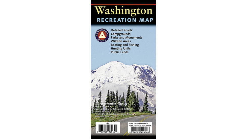 Benchmark Wyoming Recreation Map BE0BENWYRM