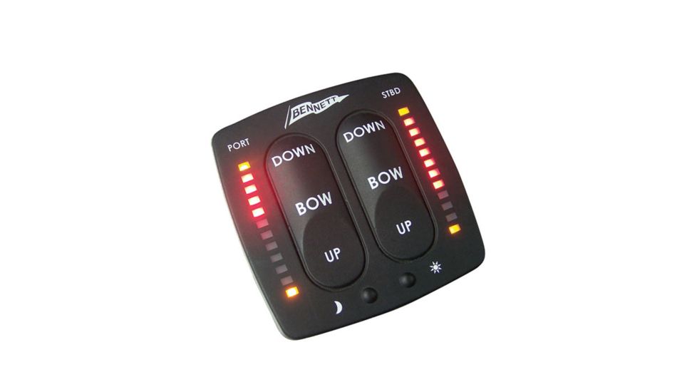 Bennett Trim Tabs Indicator Control Kit EIC w/Bridge Control &amp; 2 Displays Electronic 52201