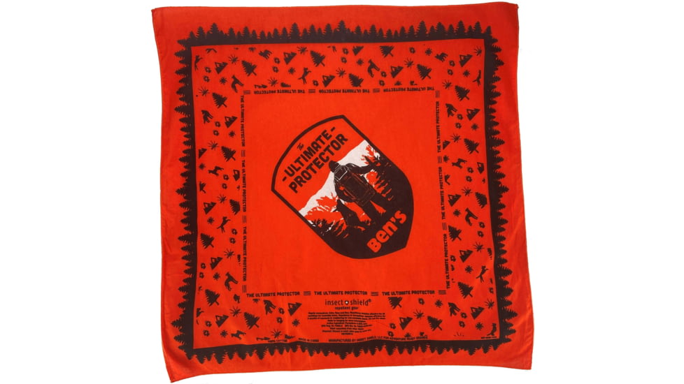 Bens Bandana with Insect Shield Dog, Orange, 0006-7223