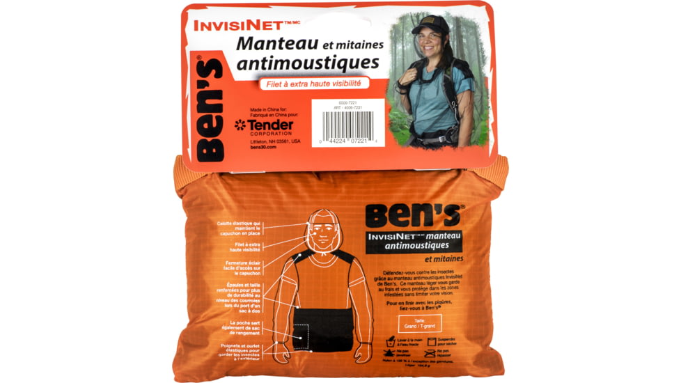 Bens InvisiNetBug Jacket, Large/Extra Large, 0006-7221