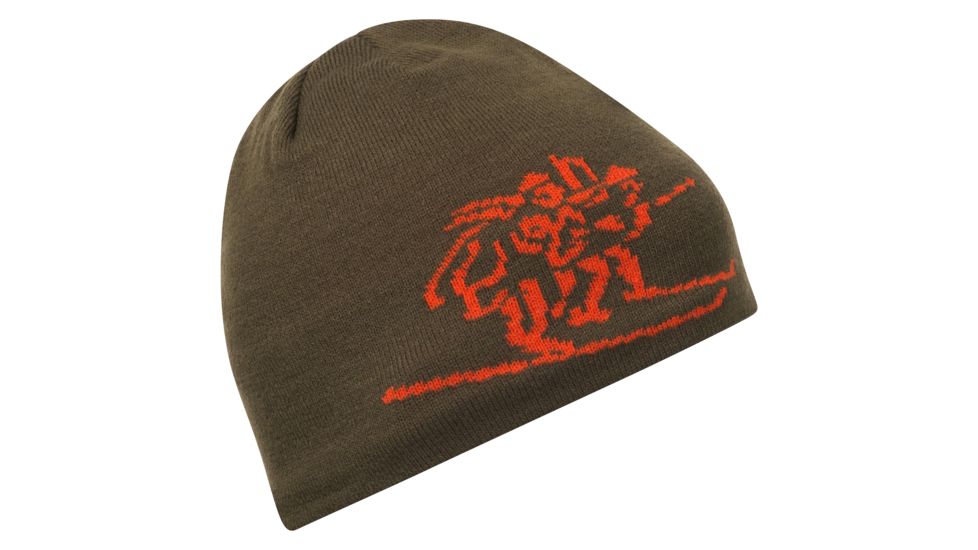 Bergans of Norway Birkebeiner Hat - Mens -Army Green/Koi Orange