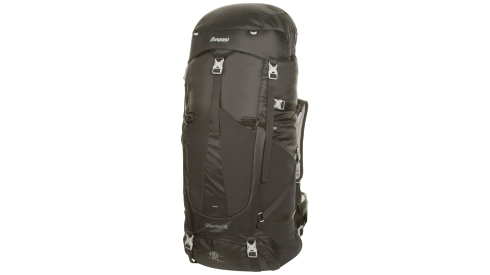 Bergans of Norway Glittertind 70 L Backpack-Black/Solid Light Grey-Large