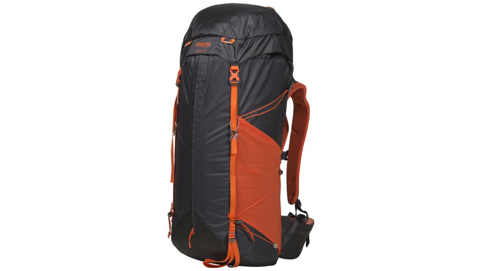 Helium 55 L Backpack - Mens-Solid Charcoal/Koi Orange