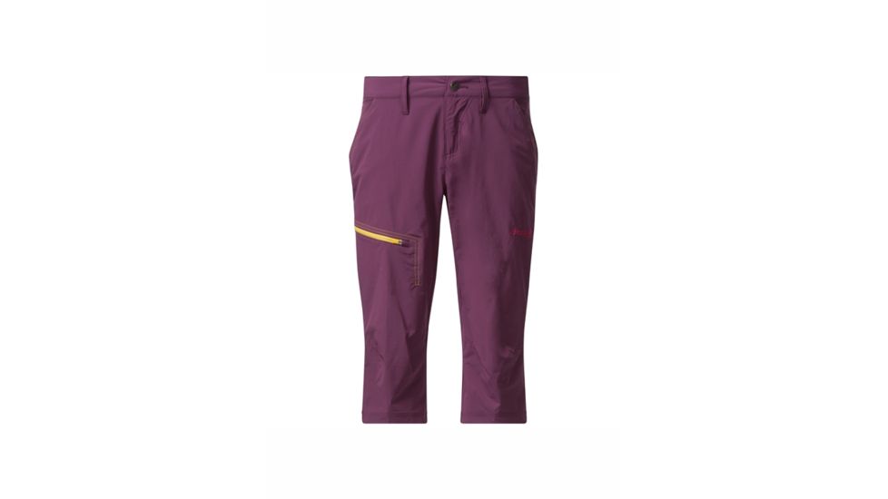 Bergans of Norway Moa Pirate Pant - Womens-Plum/Yellowgreen-Medium