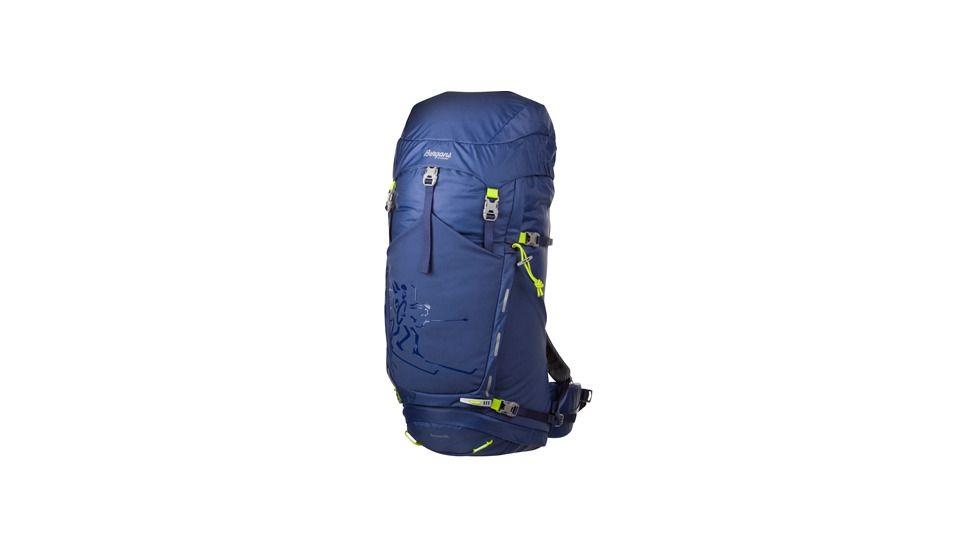 Bergans of Norway Rondane 46 L Backpack-Dusty Blue/Neon Green