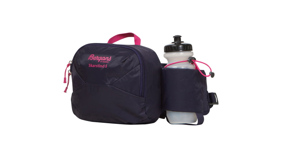 Skarstind Hip Pack 3 L-Blackberry/Hot Pink