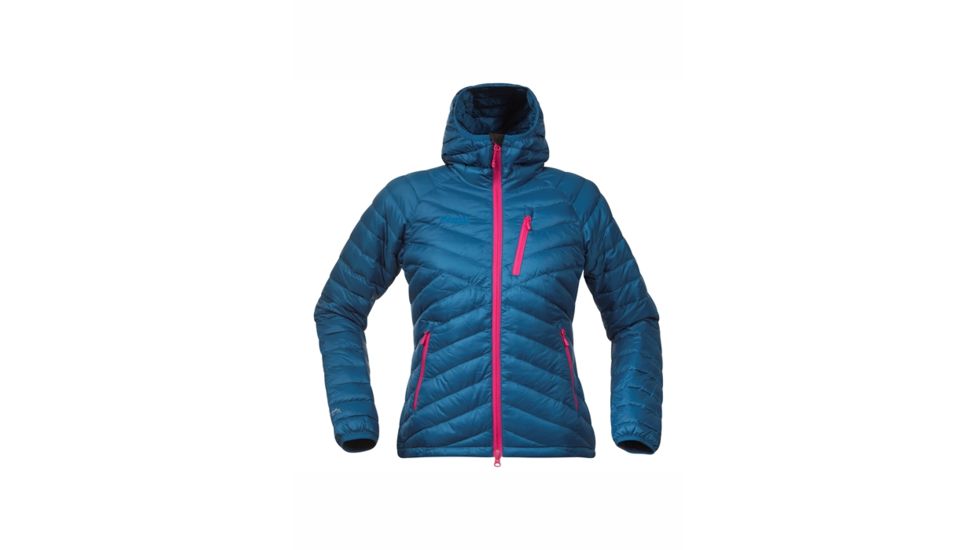 Bergans of Norway Slingsbytind Jacket - Women's-Deep Sea/Hot Pink-Medium