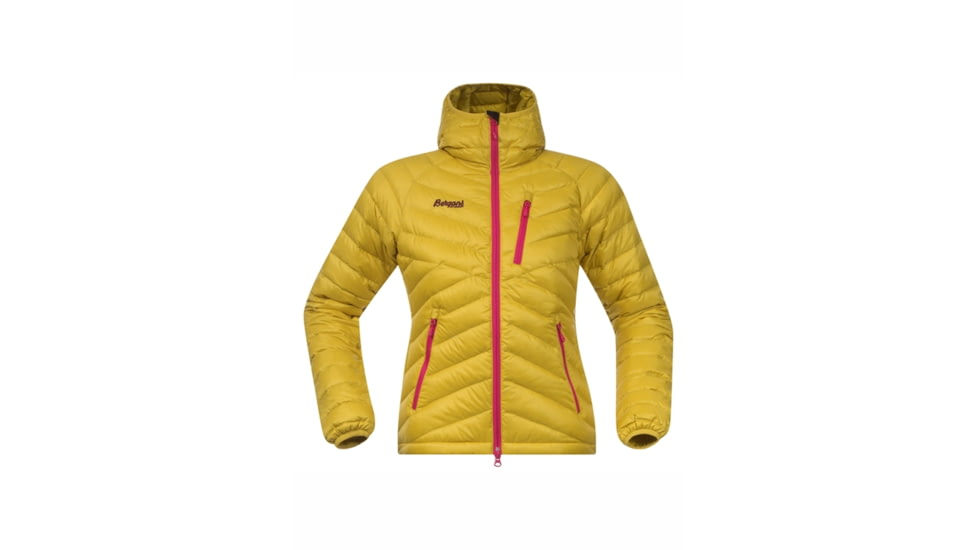 Bergans of Norway Slingsbytind Jacket - Women's-Yellowgreen/Hot Pink-Small