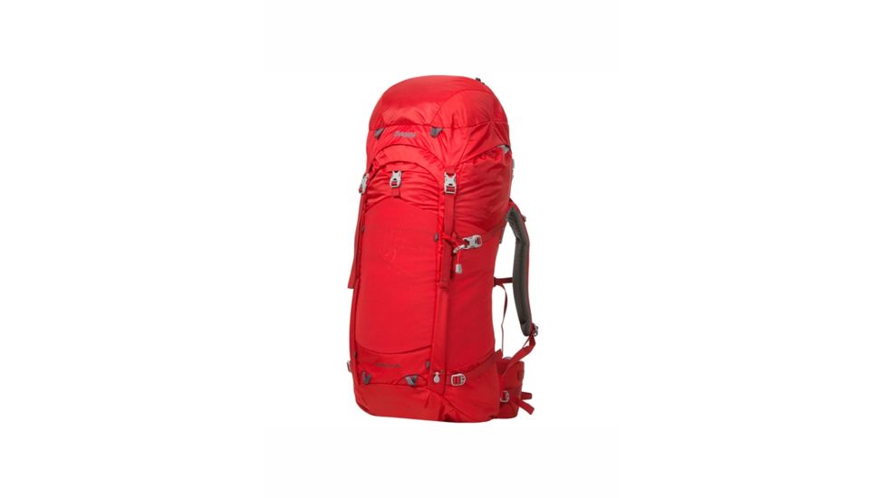 Bergans of Norway Trollhetta 55L Backpack - Womens-Red/Aluminum
