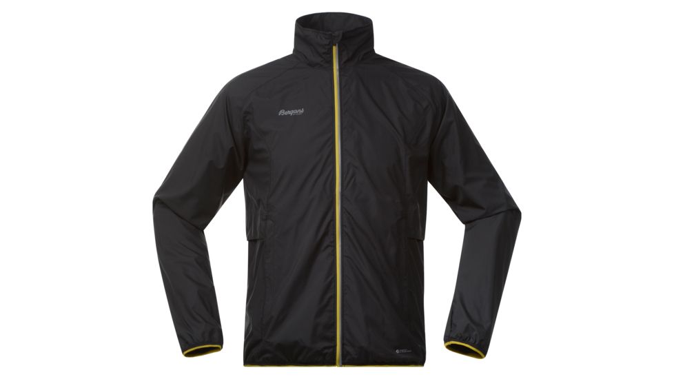 Bergans of Norway Viul Jacket - Men's-Black/Yellowgreen-Medium