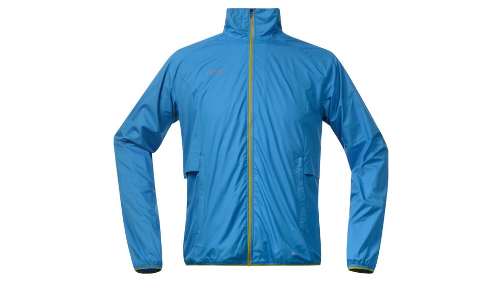 Bergans of Norway Viul Jacket - Men's-Light Sea Blue/Lime-Large