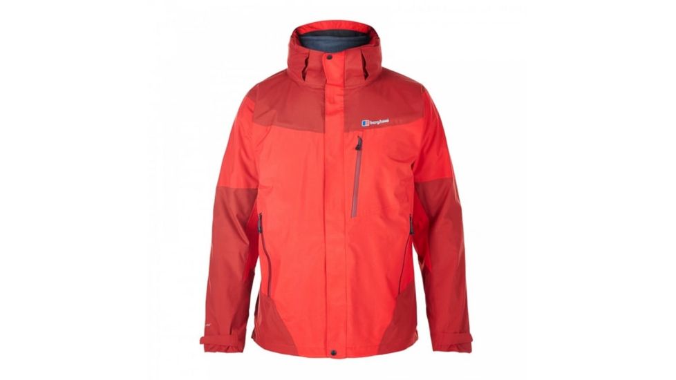 Berghaus Arran 3 in 1 Jacket - Men's Large - Red/Dark Red