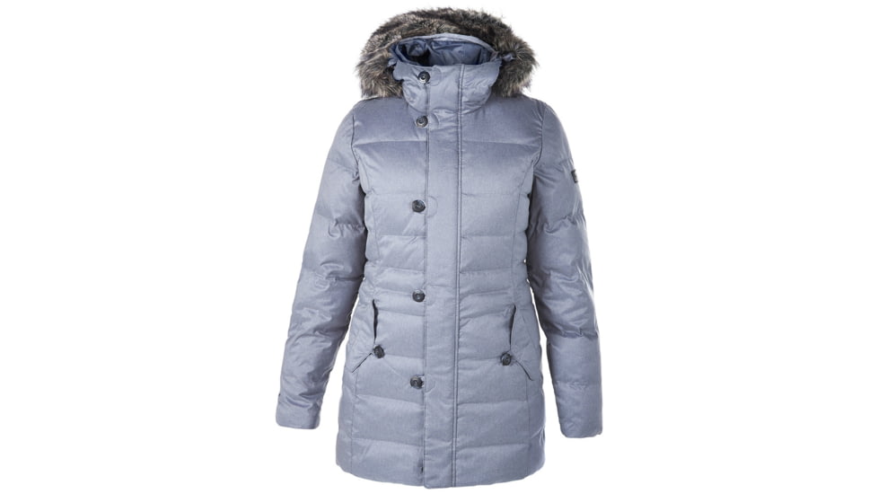 Berghaus Brantome HydroDown Fusion Jacket - Womens-Sleet Melange-Large