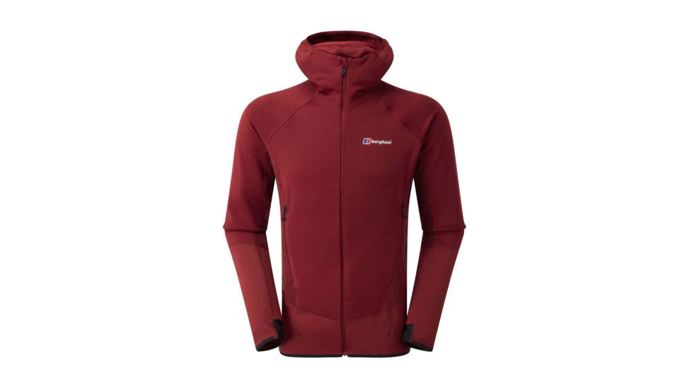 Berghaus Extrem 7000 Fleece Half Zip Jacket - Men's-Dark Red-Medium