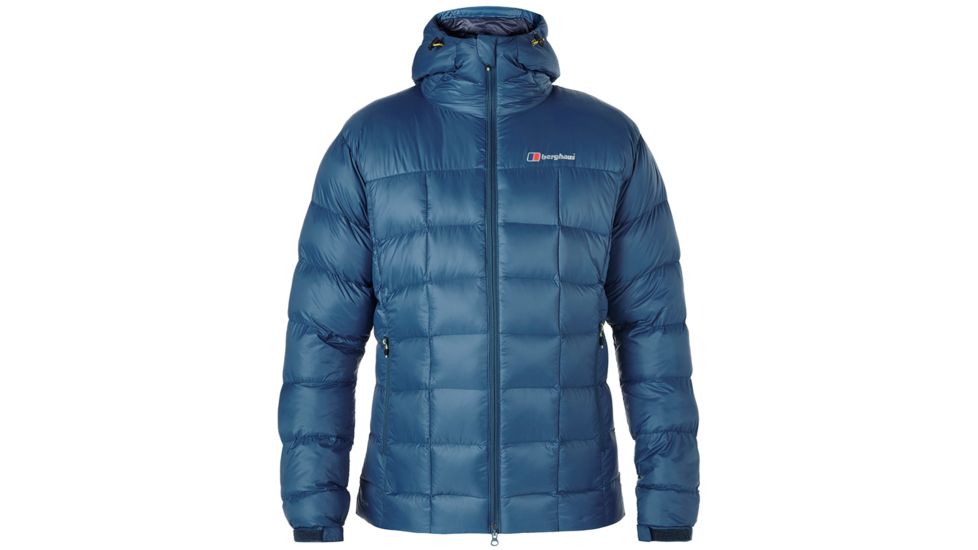 Berghaus Popena Hooded Down Jacket - Men's Large - Dark Blue/Poseidon
