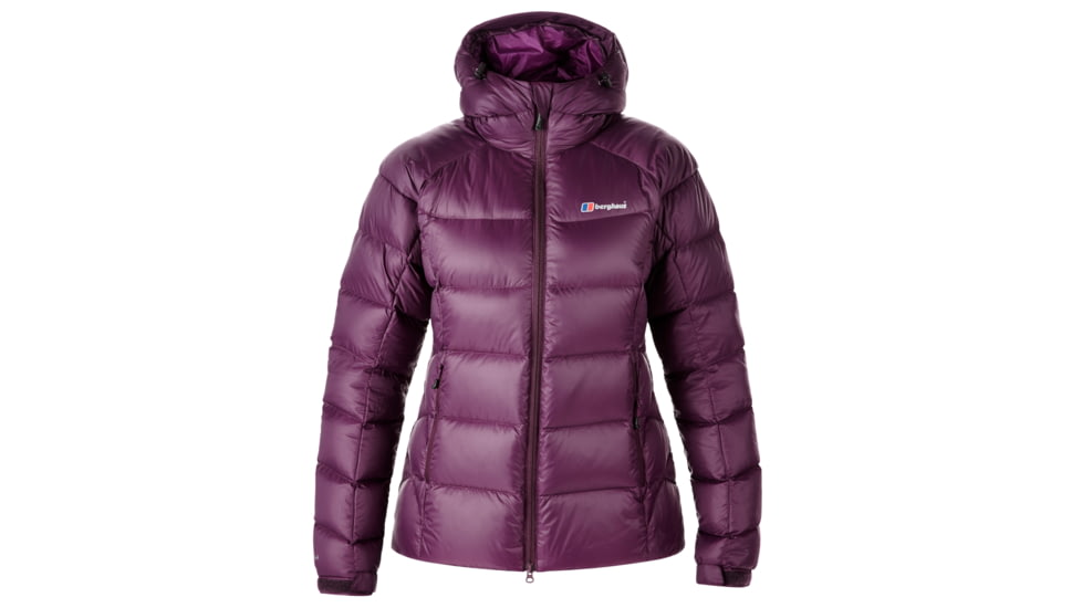 Berghaus Popena Hooded Down Jacket - Women's-Cerise Noire-Medium