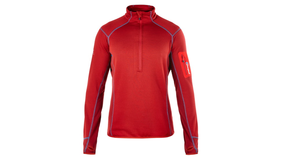 Berghaus Smoulder III Half-Zip - Men's-Red Dahlia-Small