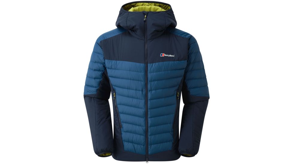 Berghaus Ulvetanna Hybrid 2.0 Insulated Jacket - Men's-Poseidon/Dusk-X-Large