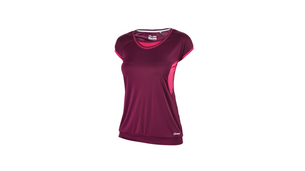 Berghaus Vapour II SS Base Crew Tee - Women's-Dark Purple-Medium