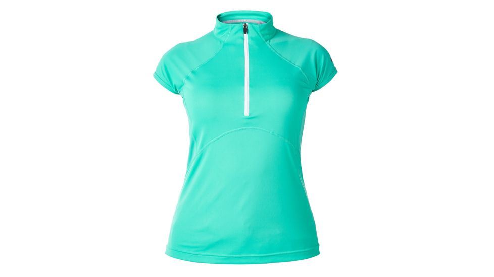 Berghaus Vapour II SS Base Zip Tee - Women's -Green-Medium