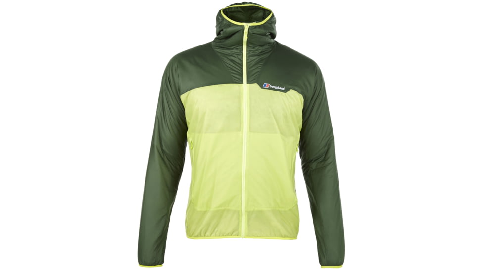 Berghaus Vapourlight Hydroloft Hoody - Men's -Bright Lime/Forest-Small