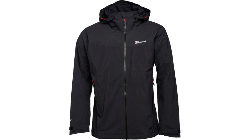 Berghaus Vorlich Shell Hooded Jacket - Men's Large - Black