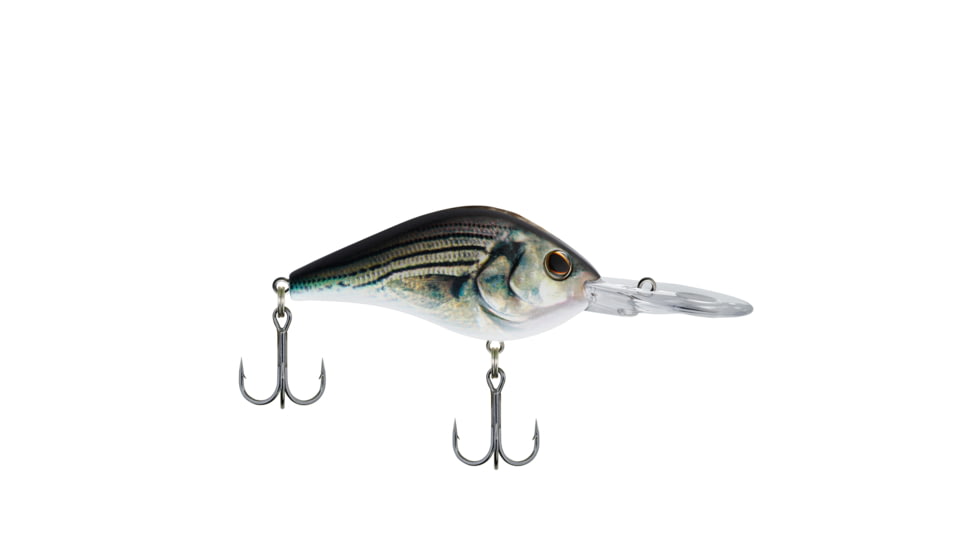 Berkley Dredger Body Shape And Weighted Bill Dives Deep, Slow Rise, 20-22, HD White Bass, 3in, 7/8oz, BHBDR20.5-HDWHB