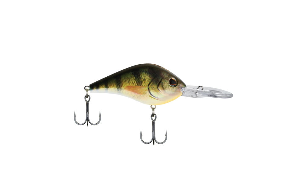 Berkley Dredger Body Shape And Weighted Bill Dives Deep, Slow Rise, 20-22, HD Yellow Perch, 3in, 7/8oz, BHBDR20.5-HDYLP